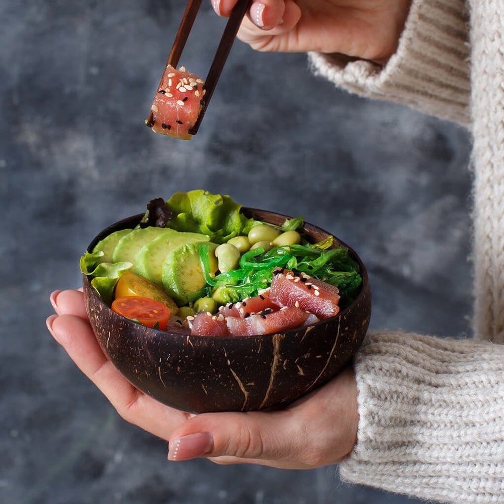 Natural Handmade Bowl for Smoothies