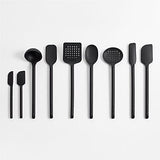 Black Silicone Kitchen Utensils Set of 9